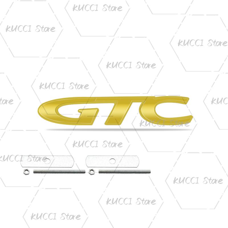 Lydinio Metalas GTC Grotelių Emblema Galinės Bagažinės Ženklelis Lipdukas Vauxhall Opel Corsa Rocks Vectra Zafira Mokka Meriva Insignia Astra