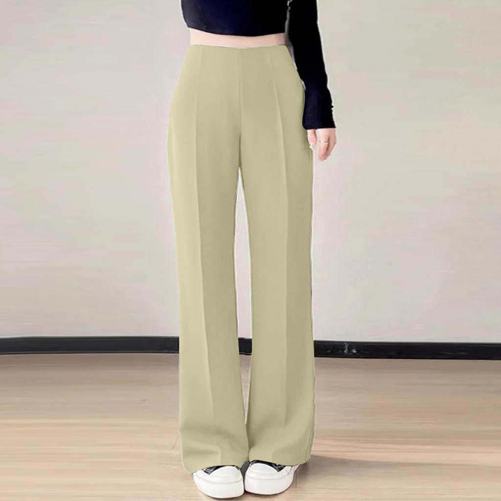 Women's Pants Summer Casual High-waisted Flare Work Pants Casual Pants
