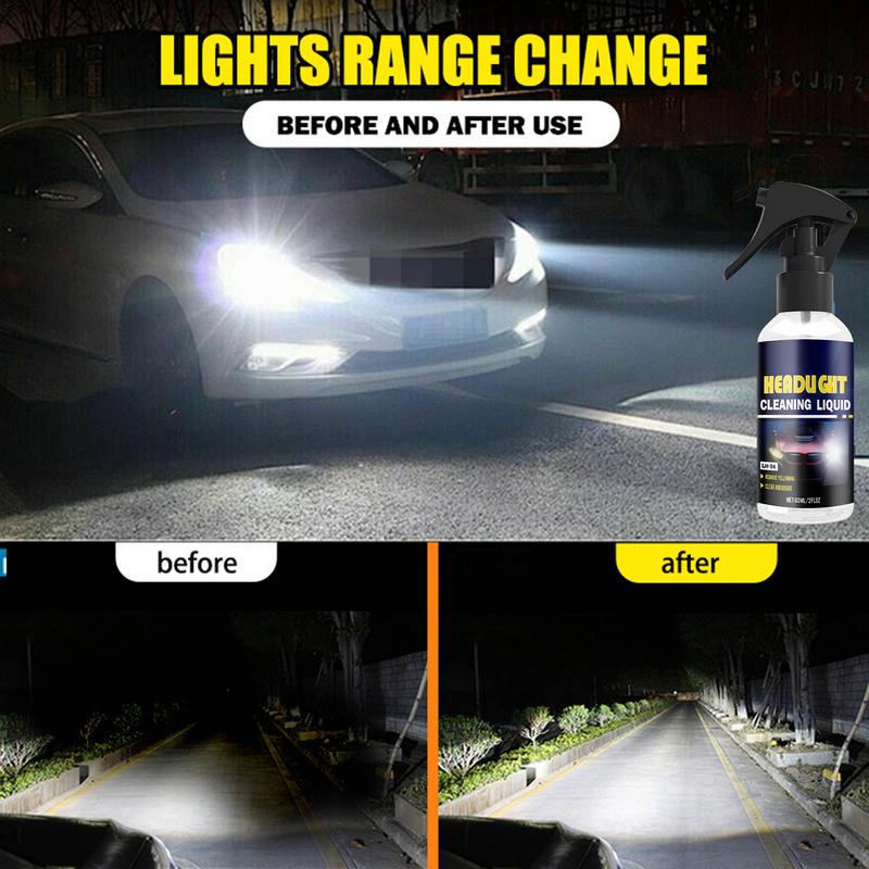 Car Headlight Repair Liquid 60ml Headlight Polish Headlight Cleaning Solution Repair Liquid For Car Truck SUV RV Motorcycle