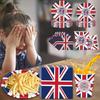König Karl III. Union Jack Einweg-Partyzubehör für Geburtstagsfeier