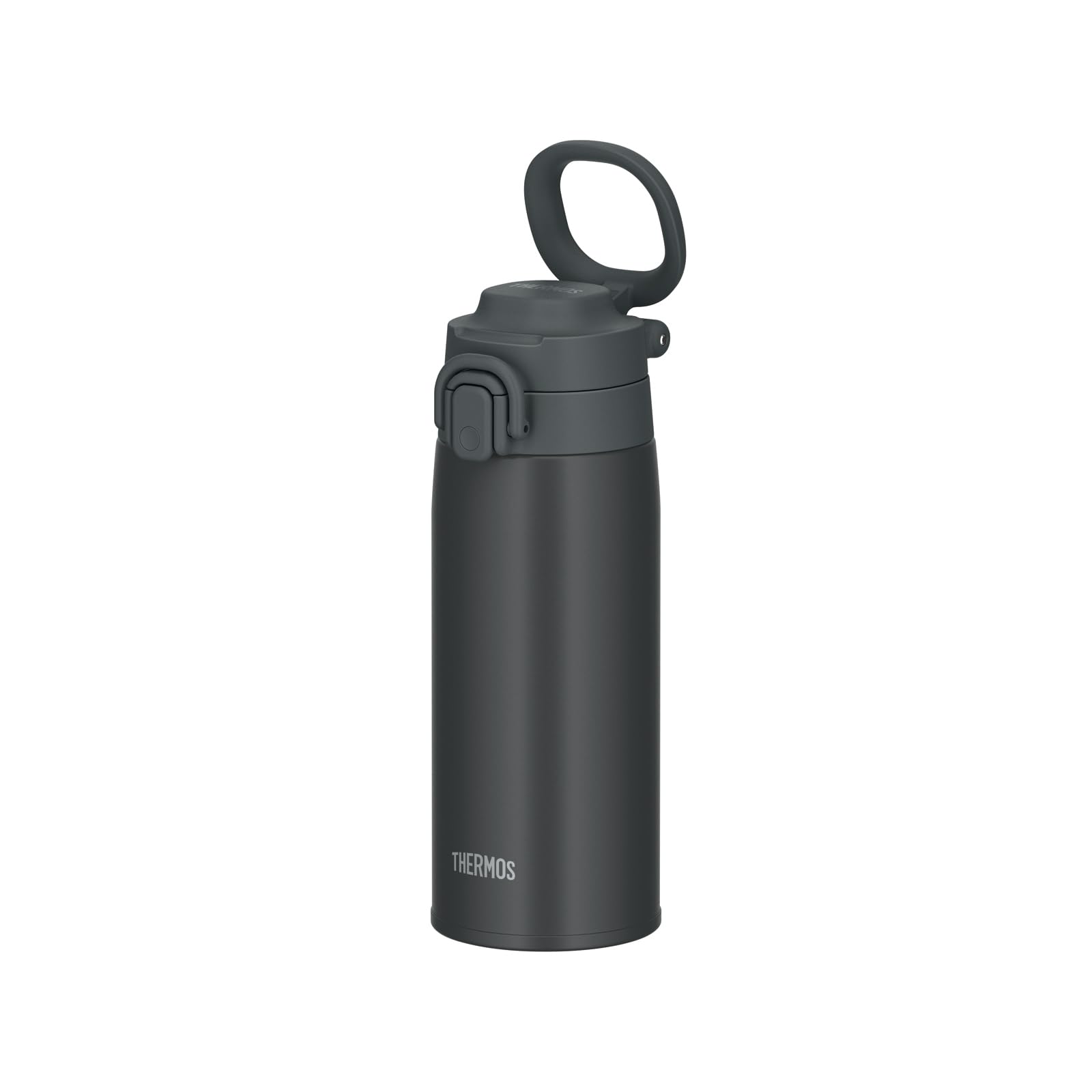 Thermos Vacuum Insulated Portable Mug with Carry CHL Loop, 550ml, Charcoal, JOS-551