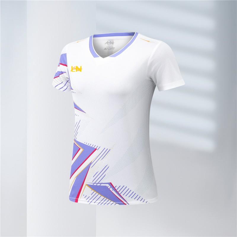 Unisex Badminton Shirt Men Women Kids Quick Dry Short Sleeve Sport T-Shirt Breathable Training Top