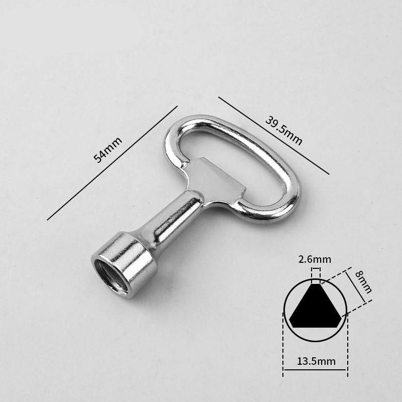 Universal Multi-purpose Wrench KEY For Train Electrical Elevator Cabinet Valve Alloy Multi-purpose Triangular Key
