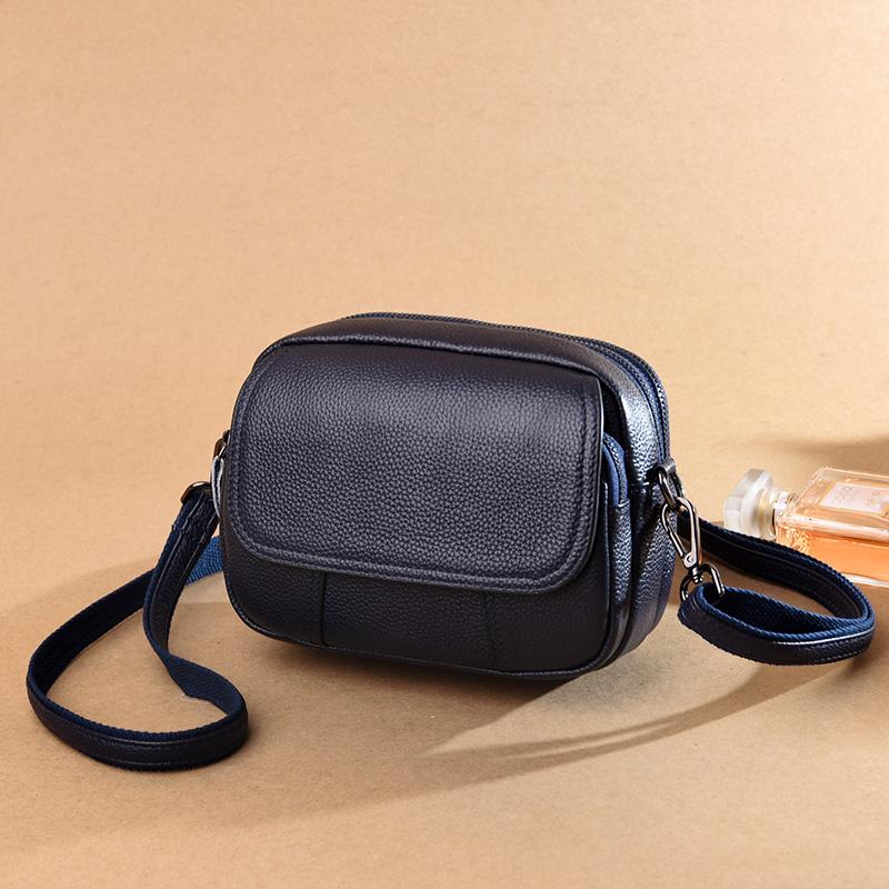 Kabelka přes rameno z pravé kůže pro ženy, malá taška přes rameno, crossbody tašky