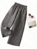 2025 Winter Women's High Waist Retro Quilted Padded Pants