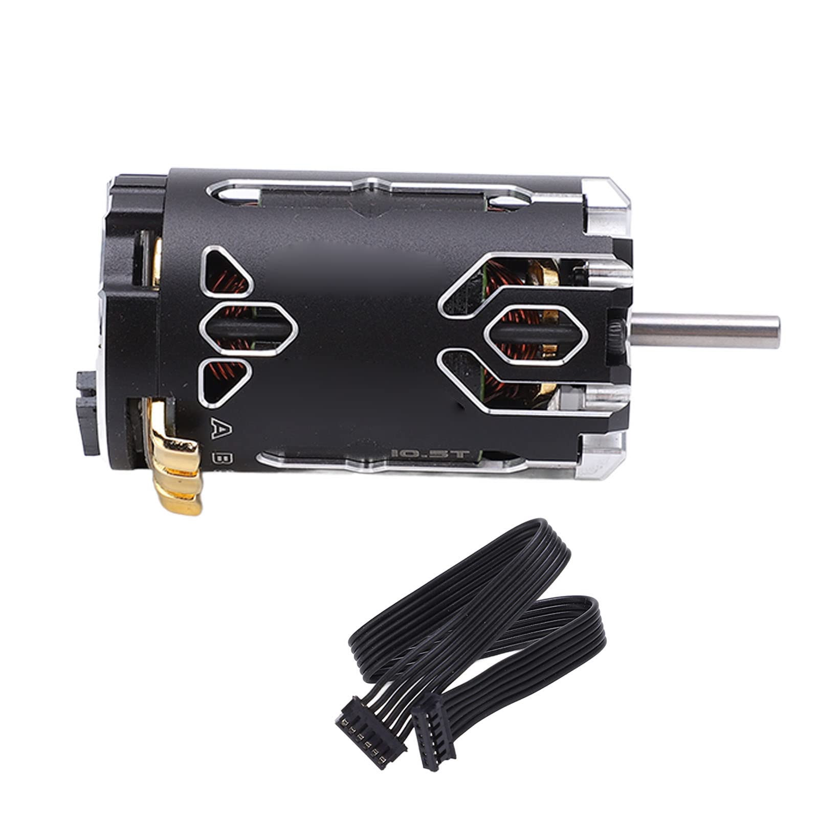 

Brushless Motor with Supersonic 380 V2S250W High Efficiency Supersonic Motor with Sensor High Strength with Guiding Wire for RC Car Sensor, 10.5T