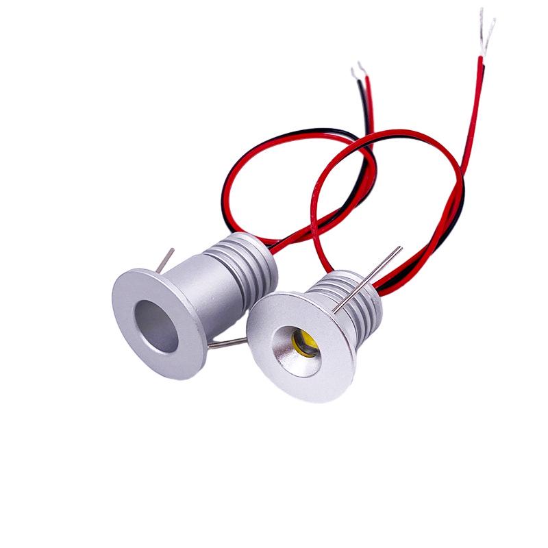 1W Mini LED Spotlight, 12V, Starry Sky Display Light for Jewelry Cases