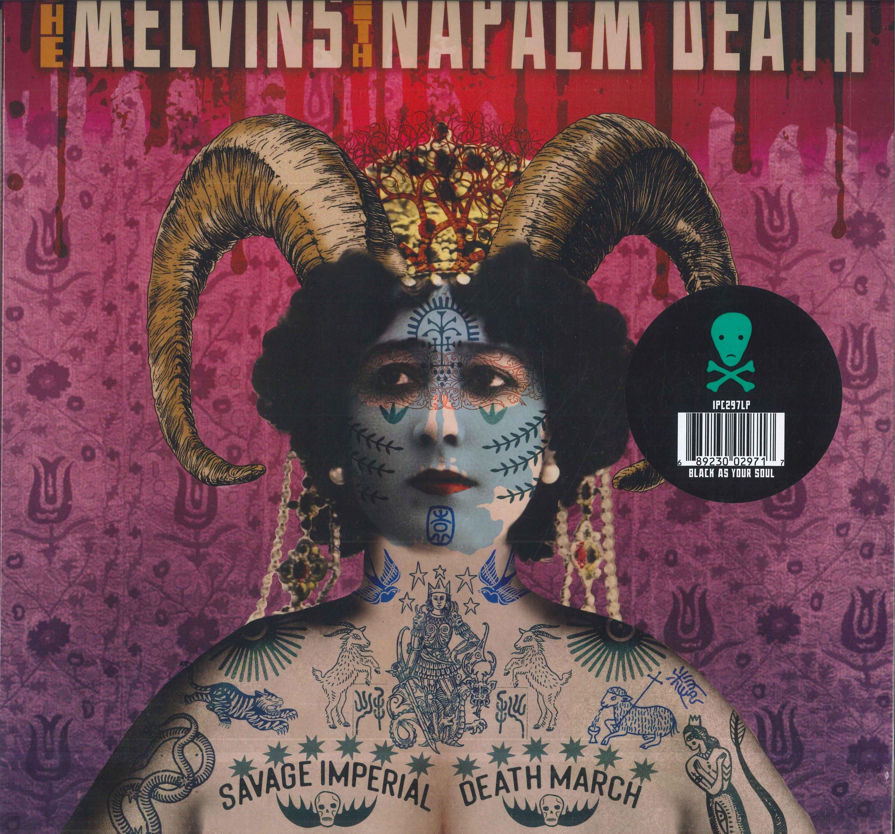 Виниловая пластинка MELVINS NAPALM DEATH Savage Imperial Death March Ограниченный выпуск IPC297LP IPECAC 2026 Европа Рок
