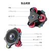 NEEWER Tripod Head Leveling Base Camera Aircraft Grade Aluminum Precise Angle for Macro Panoramic LP64 Leveler, Alloy, 3-Axis Tri-Wheel Head, 3/8"