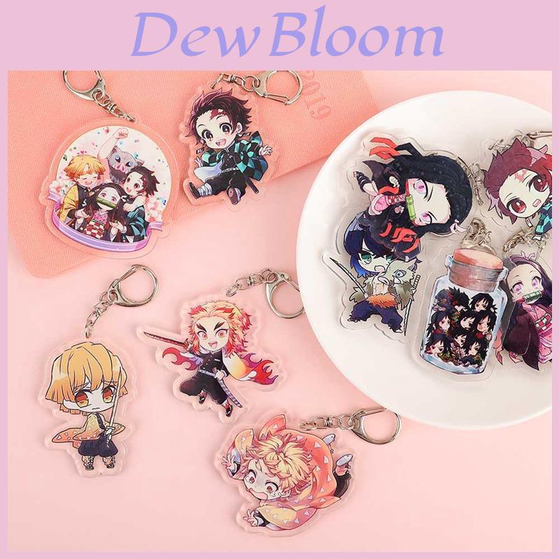 Adorable Llavero Acrílico de Demon Slayer Kimetsu No Yaiba Para Entusiastas del Anime