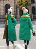 Thickened bread clothes, down cotton-padded clothes, women's loose winter coats, medium and long over-the-knee cotton.