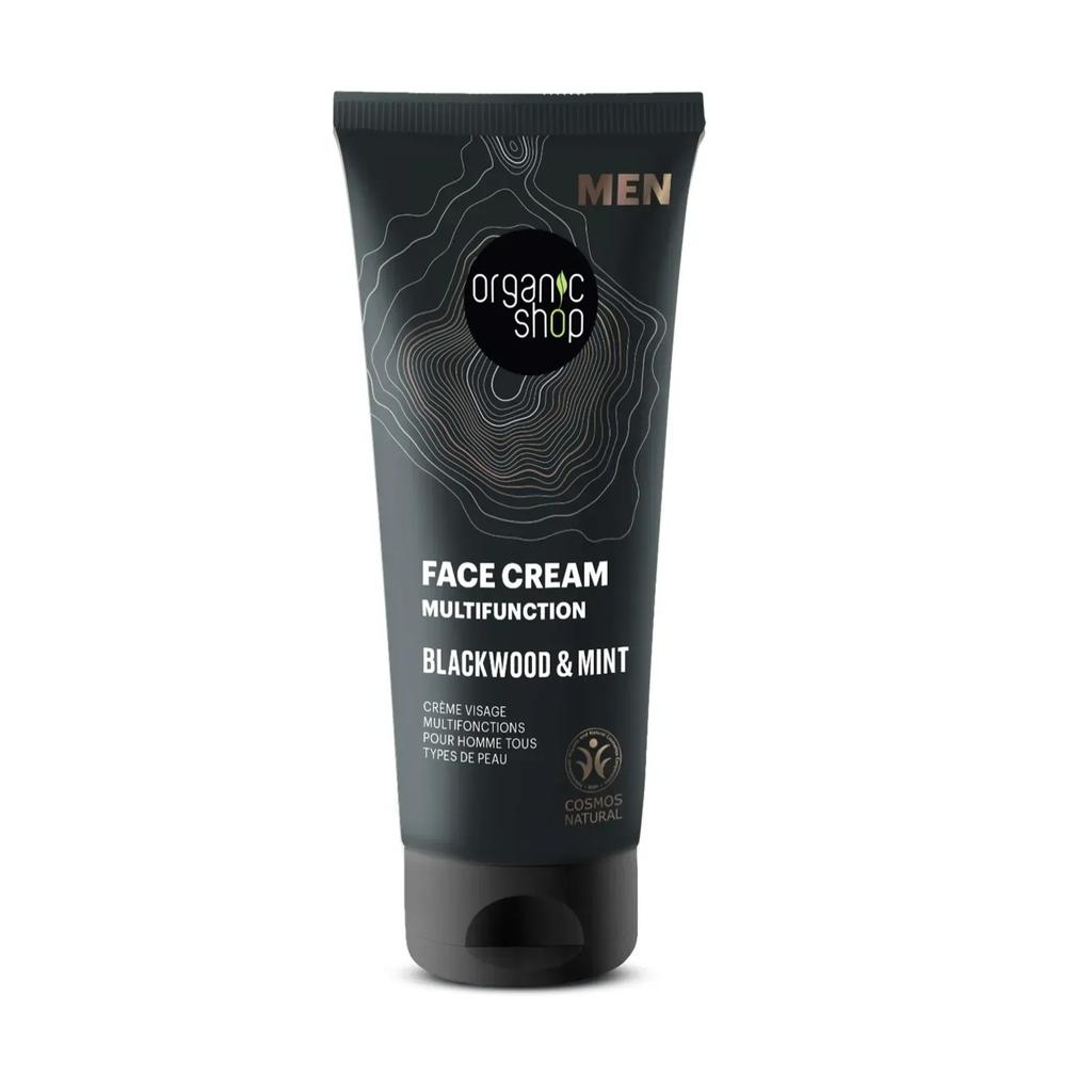 Крем для лица мультифункциональный Blackwood and Mint MEN Organic Shop 75 мл
