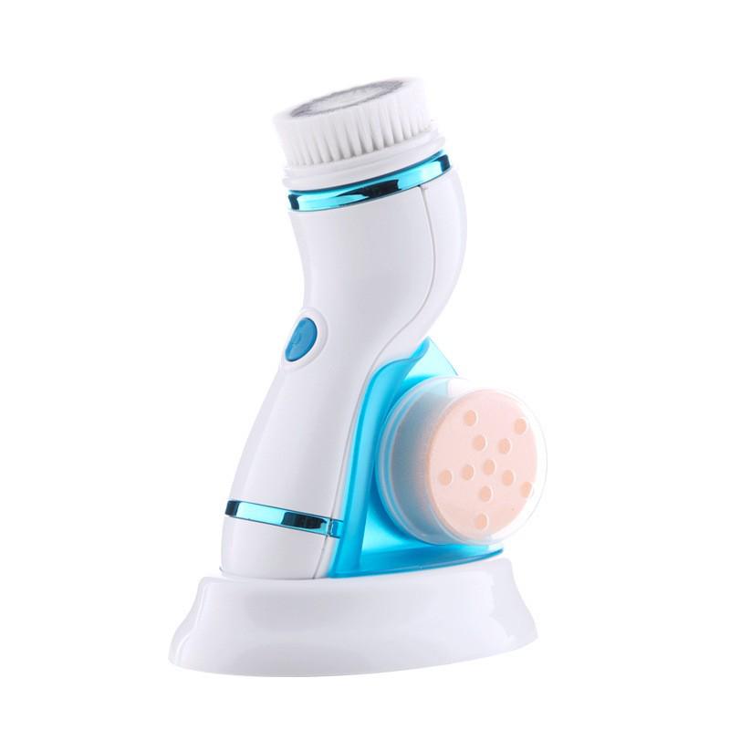 Waterproof Electric Facial Cleansing Brush - Blackhead Remover & Pore Cleaner