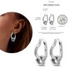 NEW Round Original CZ Hoop Earrings Heart U Shape Moon Star Unicorn Earring for Women Party Engagement Jewelry Gift