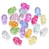 10pcs/lot Cute Fish Shape Acrylic Beads Colorful Transparent Loose Spacer Beads For DIY Necklace Earrings Jewelry Findings