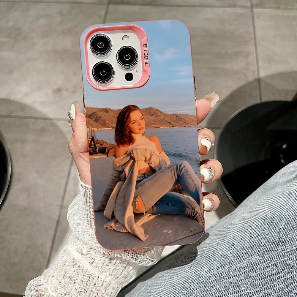 Oana Gergory Mobile Phone Case for iPhone 17 16 15 14 13 12 11 X XR XS 8 7 Air Pro Max Plus Translucent Pink Colorful Cover