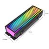 5V 3Pin ARGB AURA Sync NVME M2 2280 Solid State Drive Radiator M.2 SSD Hard Disk Heatsink Cooler Aluminum Heat Sink Cooling Vest