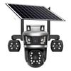 Solar PTZ Sicherheitskamera – 4G, 4 Linsen, 4 Bildschirme Anzeige, Kabellose Außenüberwachung