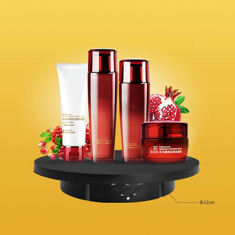 Vânzare fierbinte 3 viteze Vizualizator electric rotativ 360° Reglarea plăcii rotative Suport de afișare cu încărcare USB pentru accesoriu de filmare video