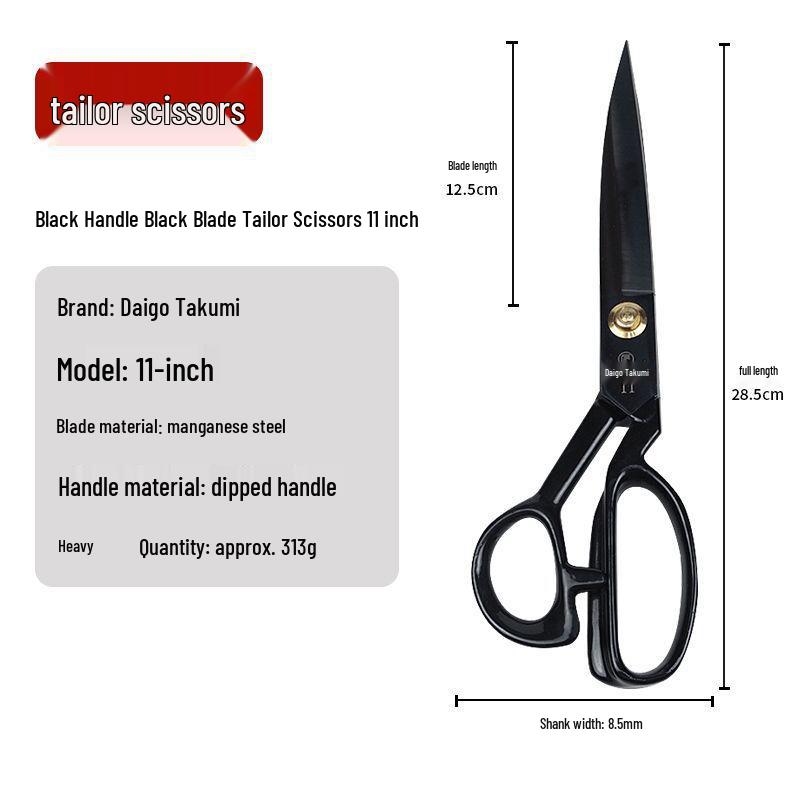 Professionelle Schneiderschere: 8-12 Zoll Edelstahl Stoff- und Kleidungsschneidewerkzeug
