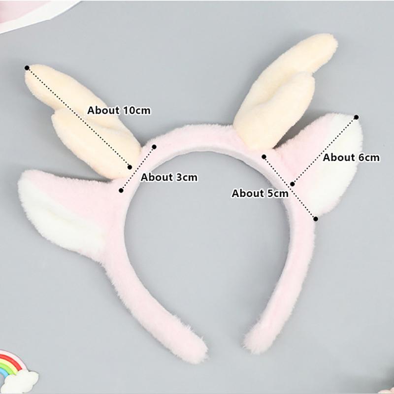 1 Bucată Cosplay Urechi de Cerb Bandă pentru Cap Unisex Coarne de Ren Bandă pentru Păr Lolita Petrecere de Crăciun Accesoriu pentru Cap Festival Purtat pe Cap