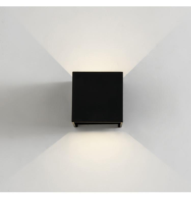 Double-Head Dimmable Outdoor Waterproof Wall Lamp