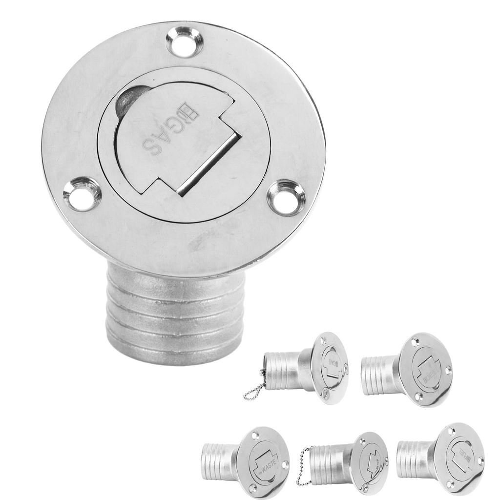 Boat Filler Deck Fill 316 Stainless Steel Easy Filling Keyless   Cover Design for Yacht