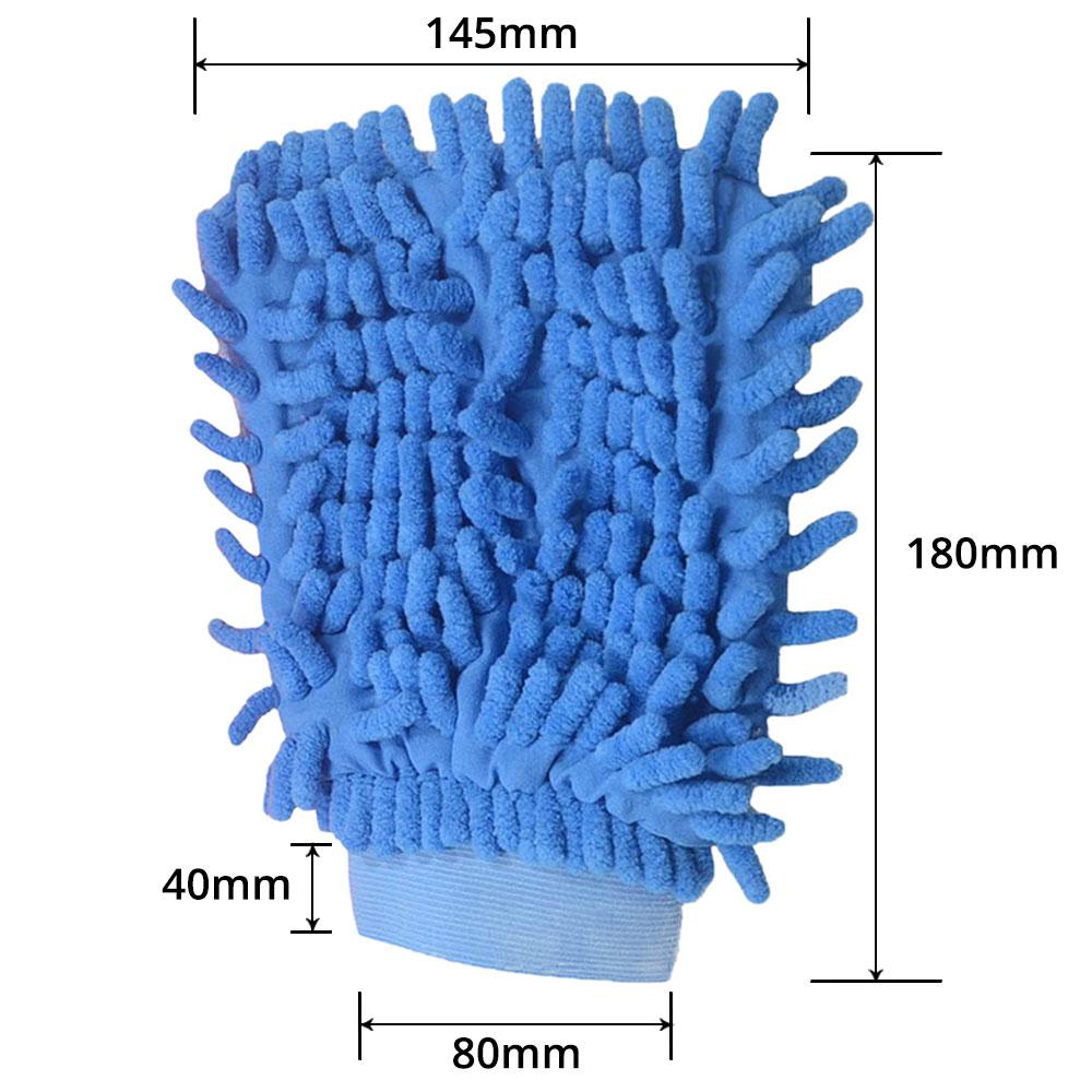 Car Wash Towels Microfiber Chenille Car Cleaning Towel Mitt Glove Soft Drying Cloth Hemming Wash Towel Water Suction Clearner