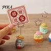 Waterproof Note Holder Desktop Memo Clip Stand, Cartoon Animal Message Holder, Cute Resin Base Photo Hand-painted Display Clip, Table Number Name Card