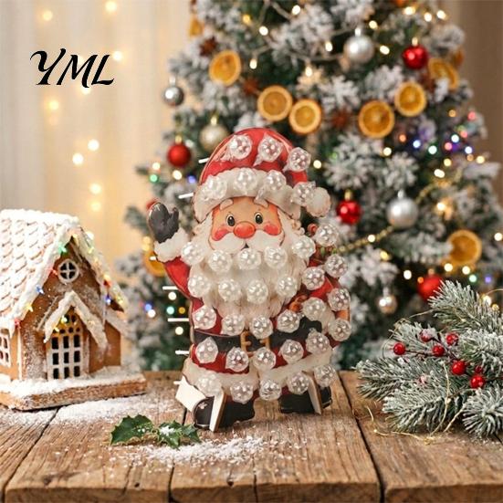 Candy Display Stand for Dessert Table Christmas Wooden Lollipop Stand, Creative Holder Gingerbread Man Decor Buffet Table, Decorative Holiday