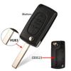 Protective Shell for 2/3-button Folding Car Remote Key for Peugeot Partner 206 207 307 308 407 for Citr~2753