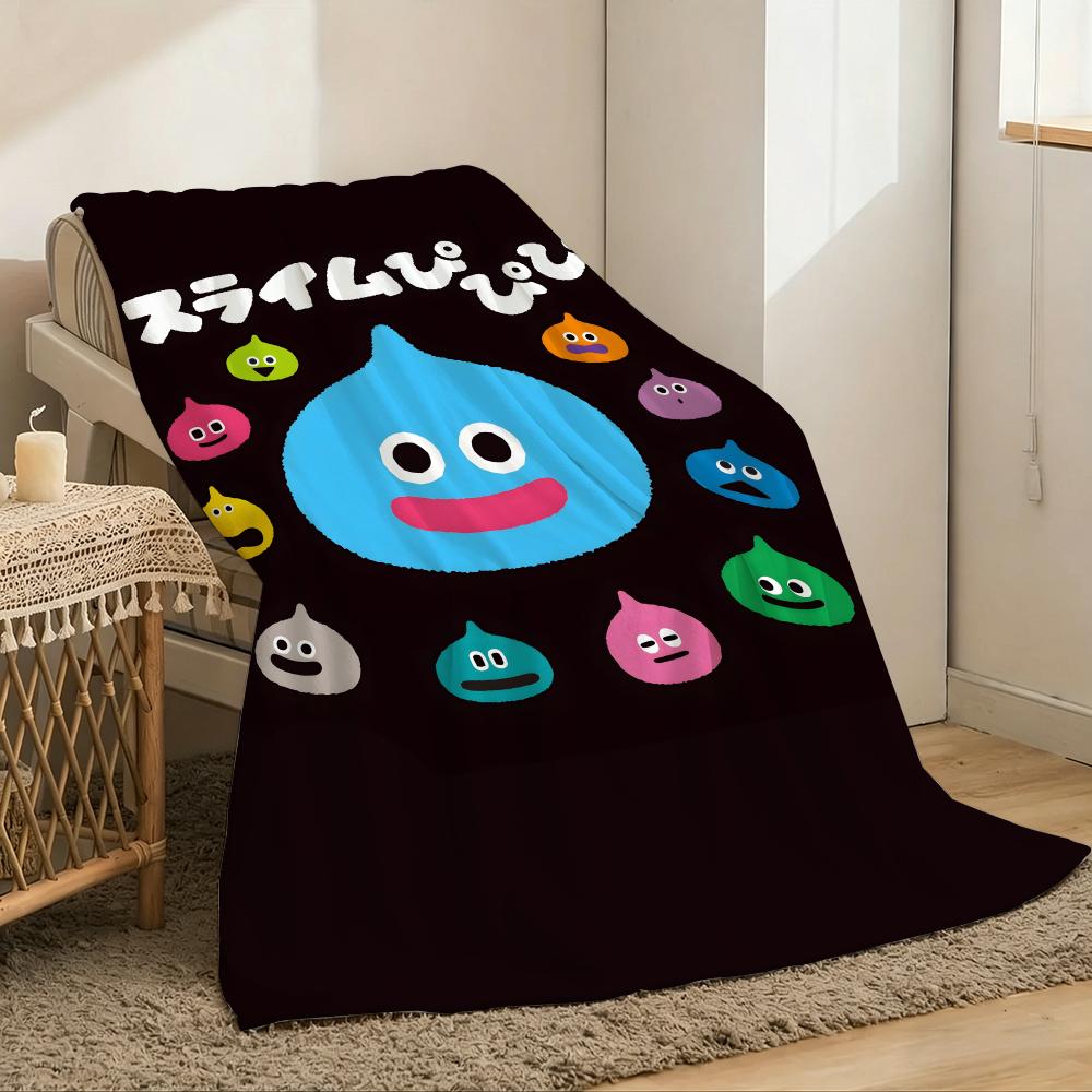 Slime MoriMori Dragon Quest Throw Lightweight 240g Flannel Blanket Soft Skin-friendly for Summer Cooling
