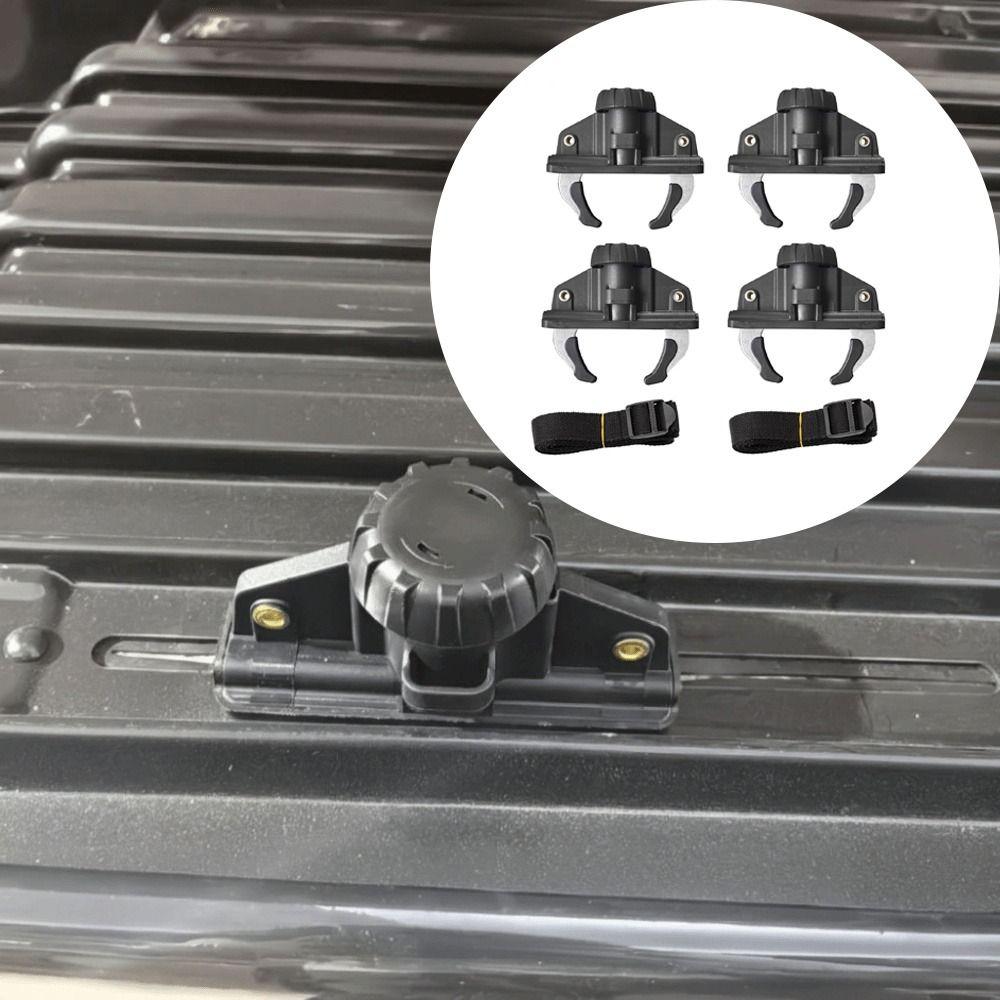 Adjustable Roof Box Clip Quick Mount Roof Rack Clamp Holder Luggage Carrier Clip  Car Roof Box