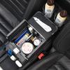 Wear Resistant Car Armrest Storage Box with Cup Holder Car Elbow Support Pad  Driving