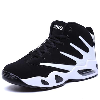 Men'S Shoes Autumn And Winter Basketball Shoes Men'S Sports Shoes High-Top Blue Sneakers