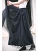 Jacquard Heavy Duty Mesh Midi Skirt: High Waist Large Swing Tulle Skirt