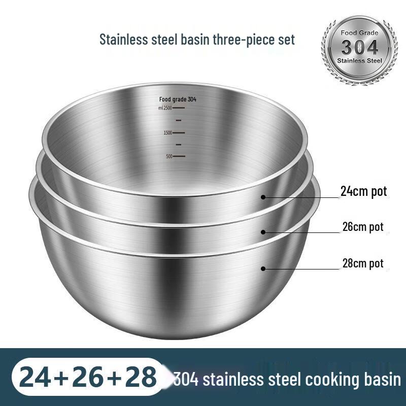 Van Gogh 304 Stainless Steel Mixing Bowl Set