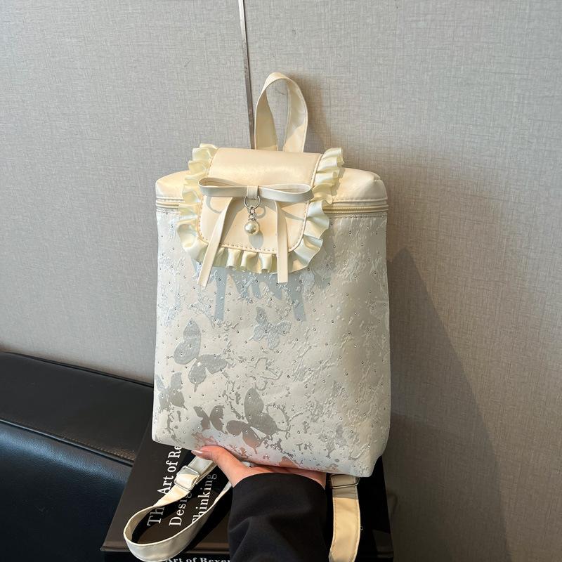 

Women s bag 025 new Korean girl heart foreign mini commuter small backpack ballet bow backpack