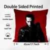 Singer MMarilyn MManson Cushion Cover Plush Fabric Soft DoubleSided Printed Sofa Warm Winter Home Child Gift Pillow Case