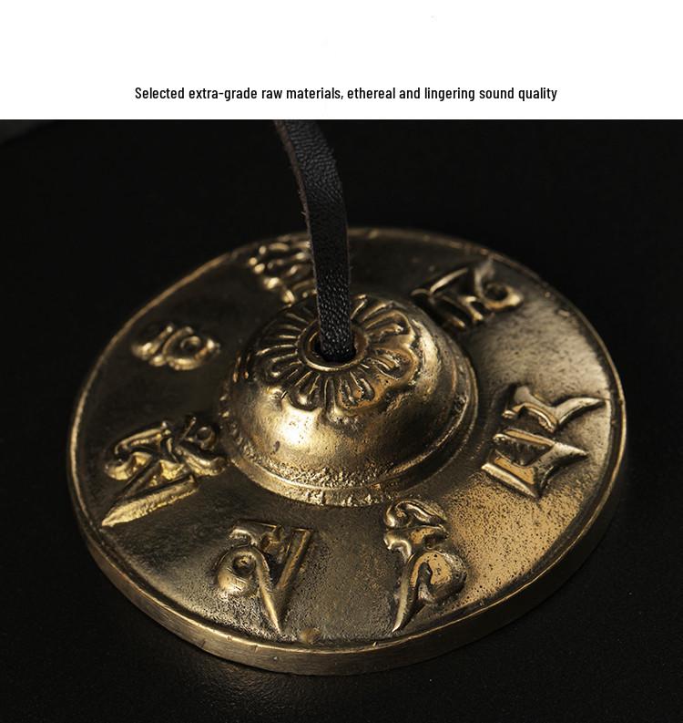 Nepalese Handmade Brass Cymbals: Yoga Gong & Percussion Instrument