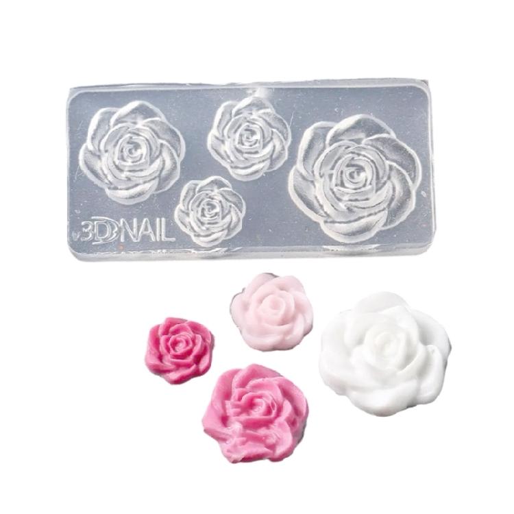 Nagelkunst Silikonformen Blumenformen Maniküre Schablone Formen Blumen Nagelkunst Dekorationen