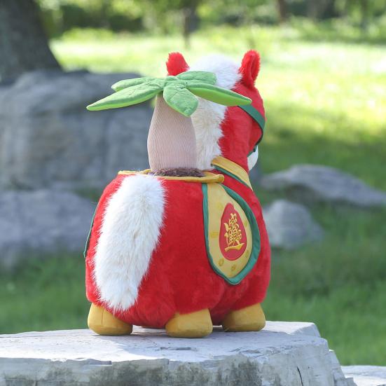 Horse Doll 2026 Chinese New Year Zodiac Horse Doll Plush Toy Multiple Sizes Red Auspicious Blessings Fortune Doll