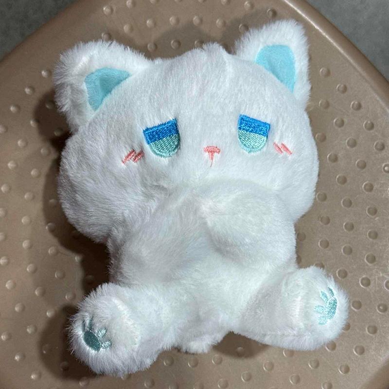 1ks Měkká zvířecí plyšová panenka 15cm Roztomilá Emo medvědí hračka Hloupá plyšová hračka Kočičí panenka Látková panenka Hračky pro děti Dárek Narozeninový Vánoční dárek