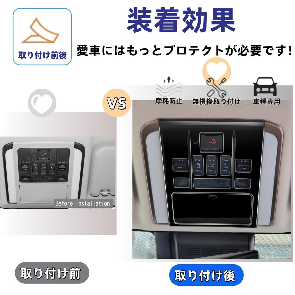 Glealcco Compatible with New Alphard/Vellfire 40 Series Accessories Overhead Console