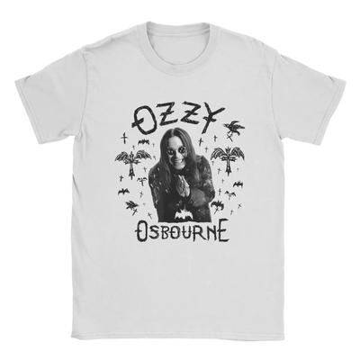 Men T-Shirts Ozzy Osbourne Cross Flying Novelty Pure Cotton Tee Shirt Short Sleeve T Shirt Round Collar Clothing 4XL 5XL 6XL