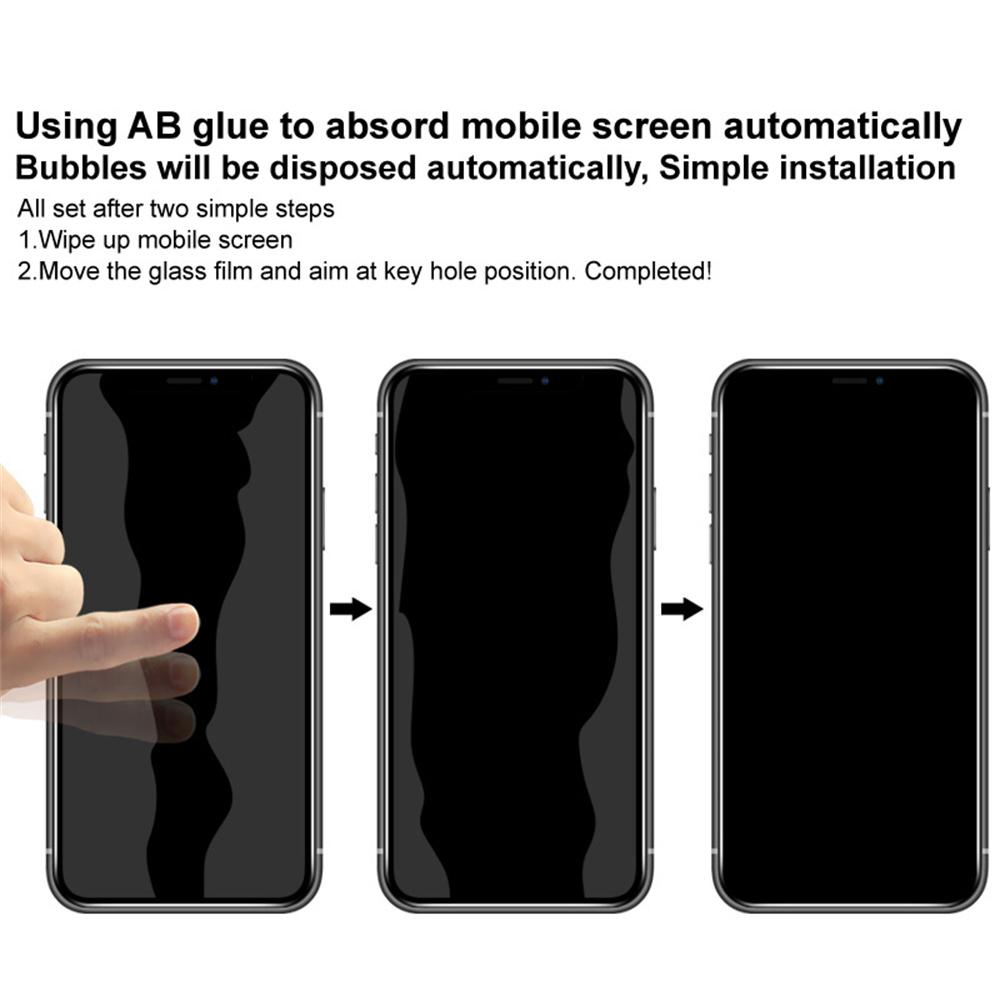 IMAK For Oppo Reno14 5G (Global) Privacy Screen Protector Anti Peep Tempered Glass Film (Fingerprint Unlock)