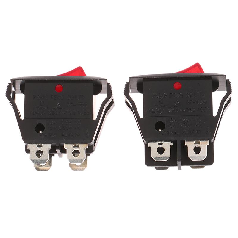 4Plug Power Rocker Switch Rf-1009 16A Control Switch With Led Light For Rongfeng On/Off/I/O Switch