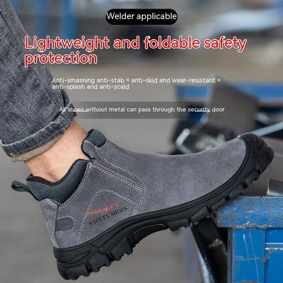 Insulated Waterproof  Work Shoes Puncture Proof Safety Shoes Standard Safety Shoes  Anti Smashing Steel-Toed Shoes
