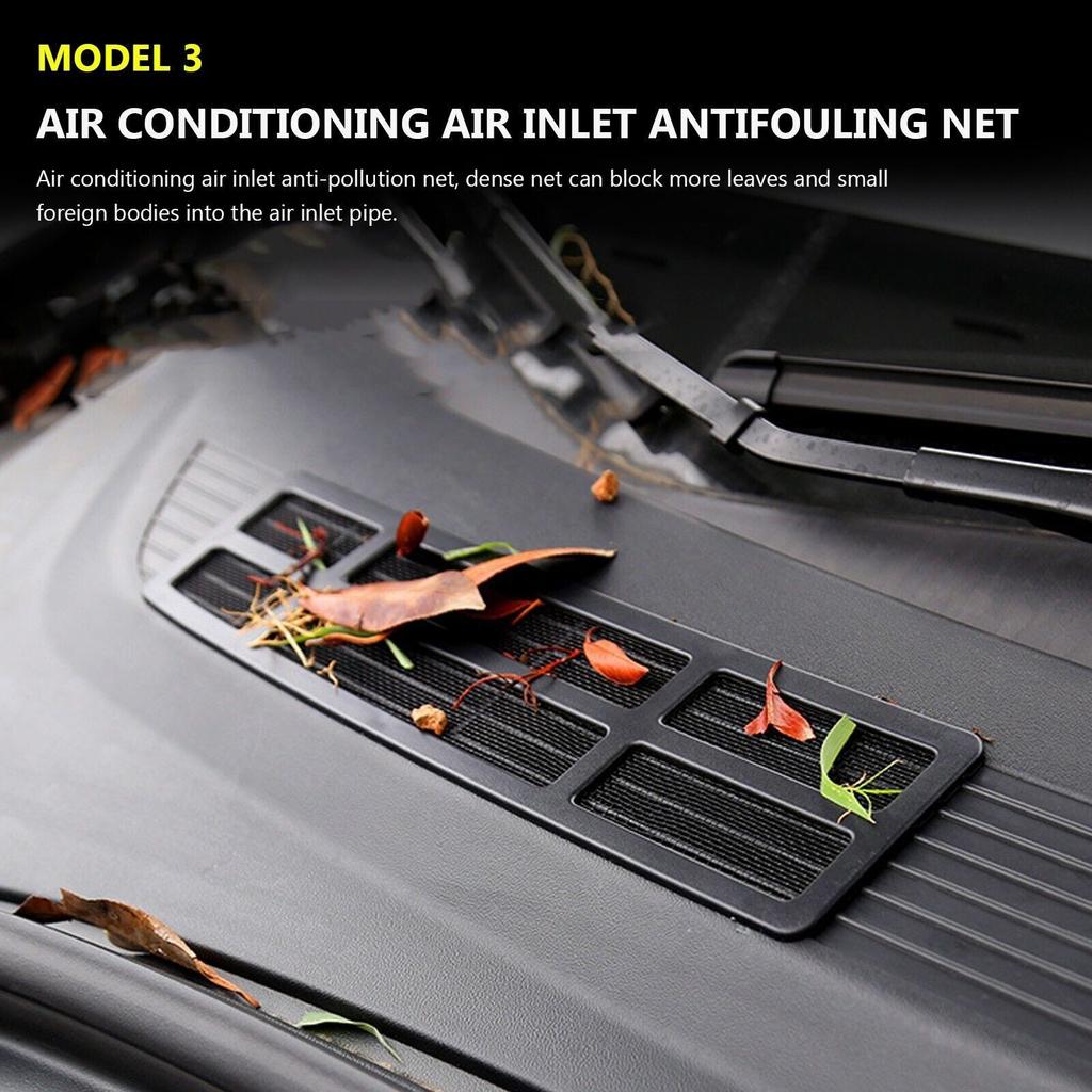 For Tesla Model 3 Air Flow Intake Vent Grille Protection Inlet Cover Leaf Guard