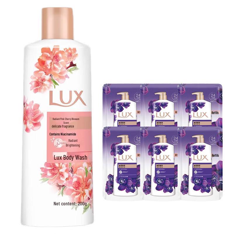 Lux Pink Cherry Blossom Moisturizing & Brightening Shower Gel